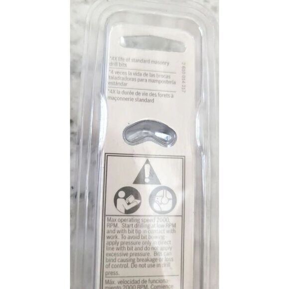 Bosch 1/2" x 6"‎ Blue Granite Turbo Concrete Hammer Drill Bit - HCBG16T - Picture 6 of 7